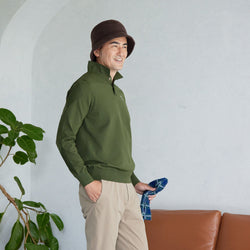 PERFECT TAN｜《SALE》ロングスリーブアーガイルポロシャツ〈MENS〉