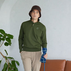 PERFECT TAN｜《SALE》ロングスリーブアーガイルポロシャツ〈MENS〉