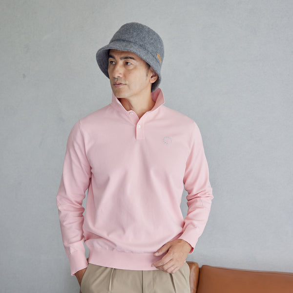 PERFECT TAN｜《SALE》ロングスリーブアーガイルポロシャツ〈MENS〉