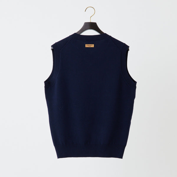 PERFECT TAN｜《SALE》コットンカシミヤアーガイルベスト〈MENS〉