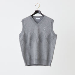 PERFECT TAN｜《SALE》コットンカシミヤアーガイルベスト〈MENS〉