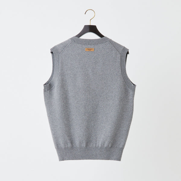 PERFECT TAN｜《SALE》コットンカシミヤアーガイルベスト〈MENS〉