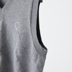 PERFECT TAN｜《SALE》コットンカシミヤアーガイルベスト〈MENS〉