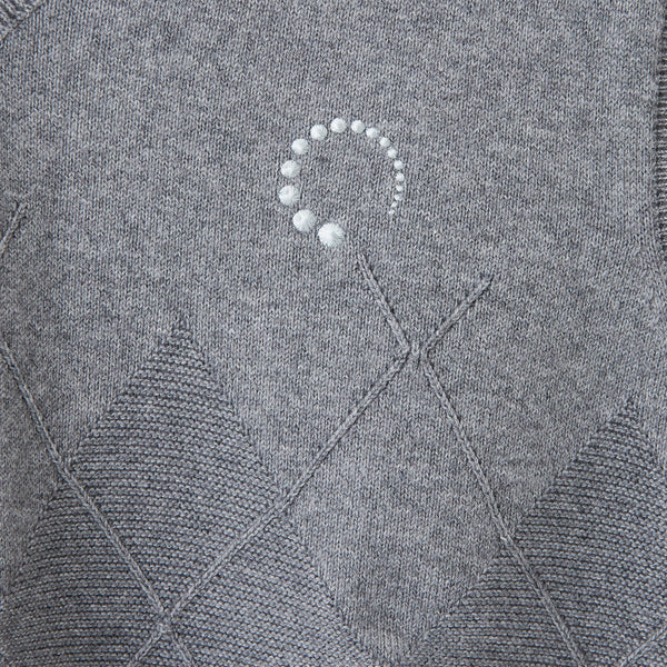 PERFECT TAN｜《SALE》コットンカシミヤアーガイルベスト〈MENS〉