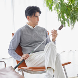 PERFECT TAN｜《SALE》コットンカシミヤアーガイルベスト〈MENS〉