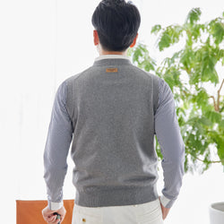 PERFECT TAN｜《SALE》コットンカシミヤアーガイルベスト〈MENS〉