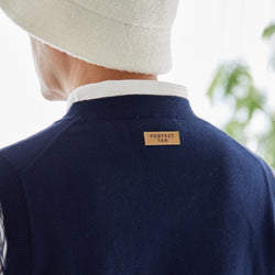 PERFECT TAN｜《SALE》コットンカシミヤアーガイルベスト〈MENS〉