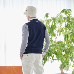 PERFECT TAN｜《SALE》コットンカシミヤアーガイルベスト〈MENS〉