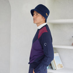 PERFECT TAN｜《SALE》アーガイルインターシャプルオーバー〈MENS〉