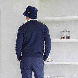 PERFECT TAN｜《SALE》アーガイルインターシャプルオーバー〈MENS〉