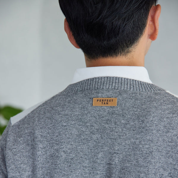 PERFECT TAN｜《SALE》アーガイルインターシャプルオーバー〈MENS〉