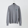 PERFECT TAN｜《SALE》カシミヤハーフジップ刺繍プルオーバー〈MENS〉