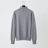 PERFECT TAN｜《SALE》カシミヤハーフジップ刺繍プルオーバー〈MENS〉