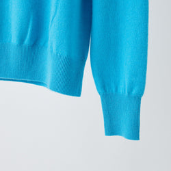 PERFECT TAN｜《SALE》カシミヤハーフジップ刺繍プルオーバー〈MENS〉