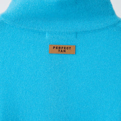 PERFECT TAN｜《SALE》カシミヤハーフジップ刺繍プルオーバー〈MENS〉