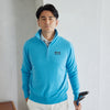 PERFECT TAN｜《SALE》カシミヤハーフジップ刺繍プルオーバー〈MENS〉