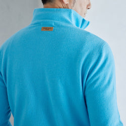 PERFECT TAN｜《SALE》カシミヤハーフジップ刺繍プルオーバー〈MENS〉