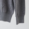 PERFECT TAN｜《SALE》カシミヤクルーネック刺繍プルオーバー〈MENS〉