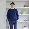 PERFECT TAN｜《SALE》カシミヤクルーネック刺繍プルオーバー〈MENS〉