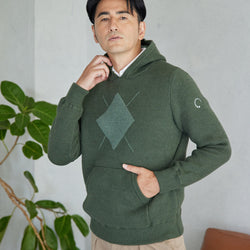 PERFECT TAN｜《SALE》アーガイルモールパーカー〈MENS〉