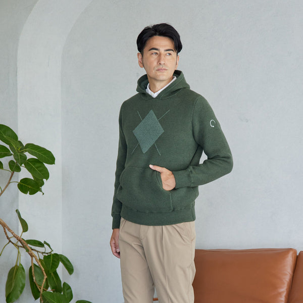 PERFECT TAN｜《SALE》アーガイルモールパーカー〈MENS〉