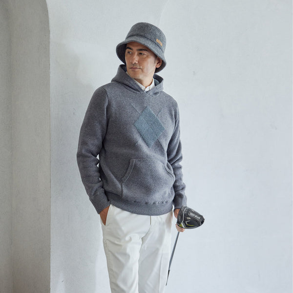 PERFECT TAN｜《SALE》アーガイルモールパーカー〈MENS〉