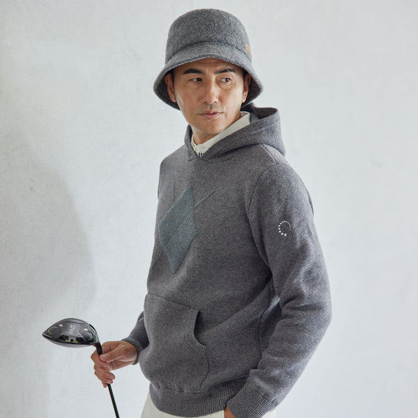 PERFECT TAN｜《SALE》アーガイルモールパーカー〈MENS〉