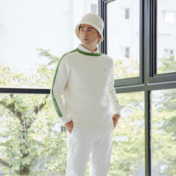 PERFECT TAN｜《SALE》ブロックキルティングプルオーバー〈MENS〉