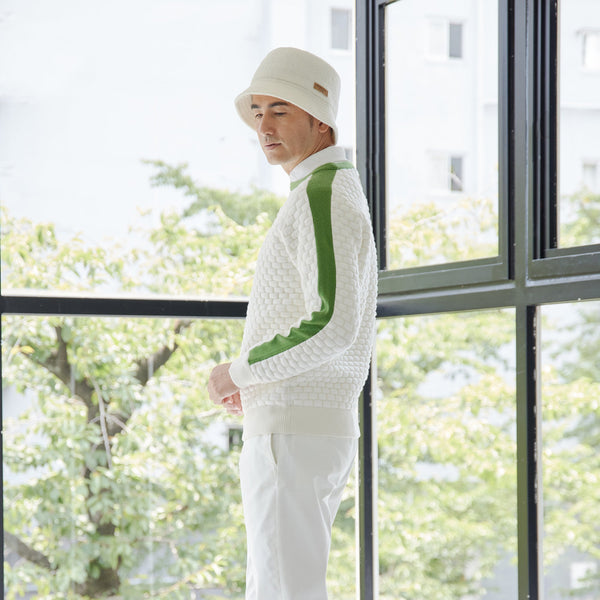 PERFECT TAN｜《SALE》ブロックキルティングプルオーバー〈MENS〉