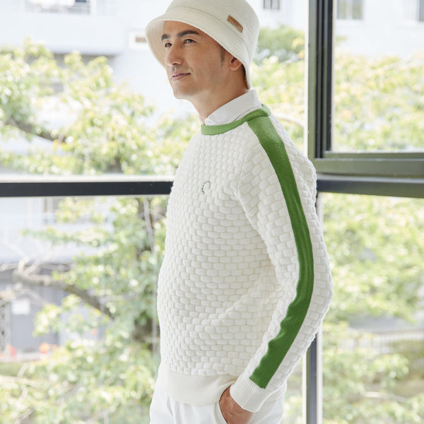 PERFECT TAN｜《SALE》ブロックキルティングプルオーバー〈MENS〉