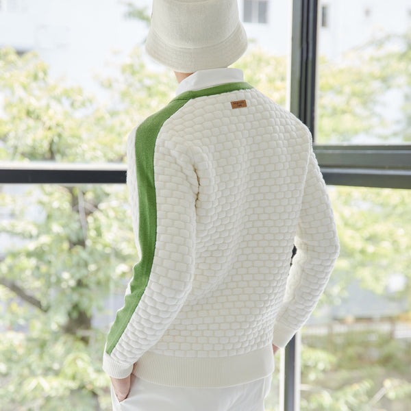 PERFECT TAN｜《SALE》ブロックキルティングプルオーバー〈MENS〉