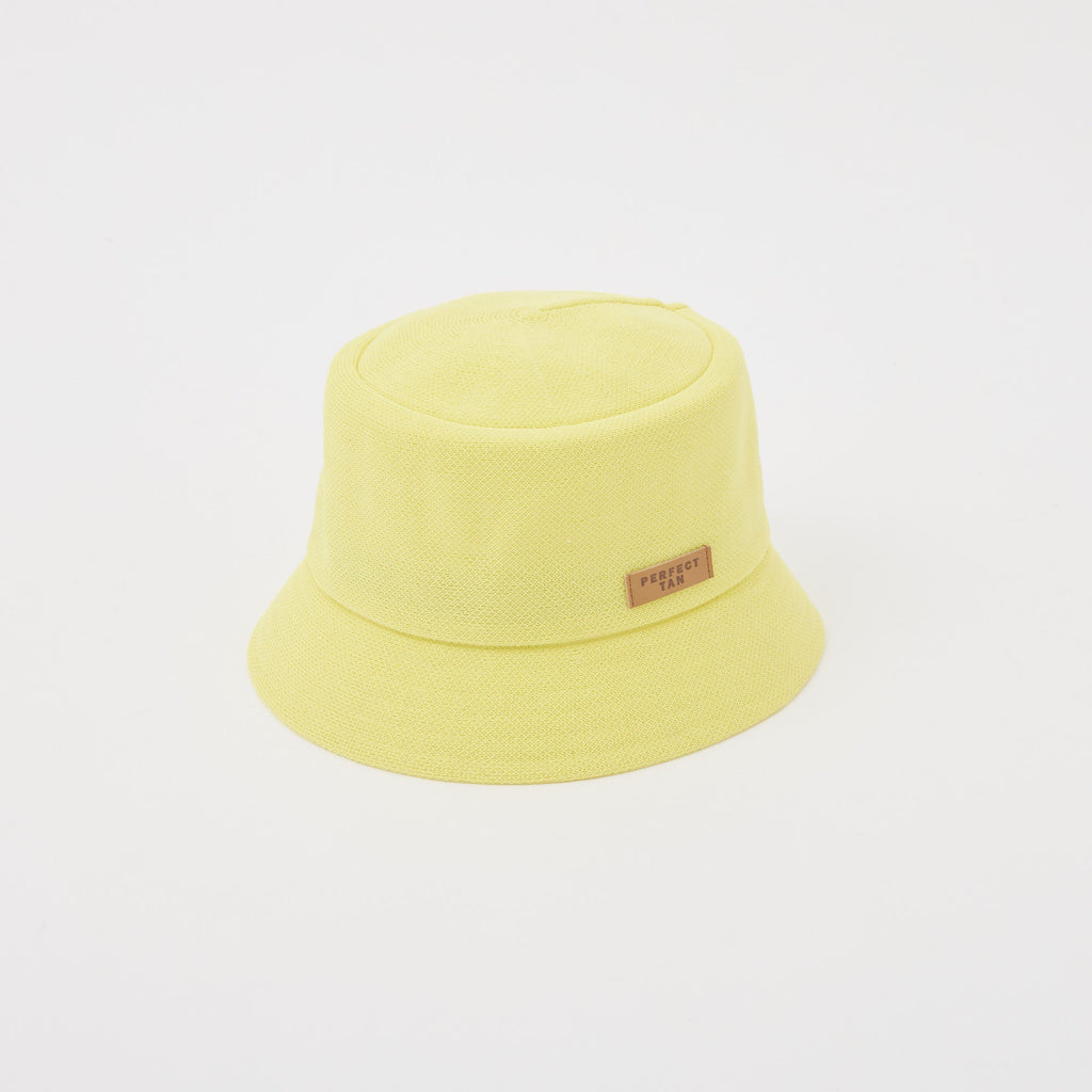 PERFECT TAN｜《SALE》ニットバケットハット(無地)〈MENS〉