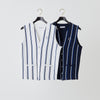PERFECT TAN｜《SALE》ストライプテックニットベスト〈MENS〉