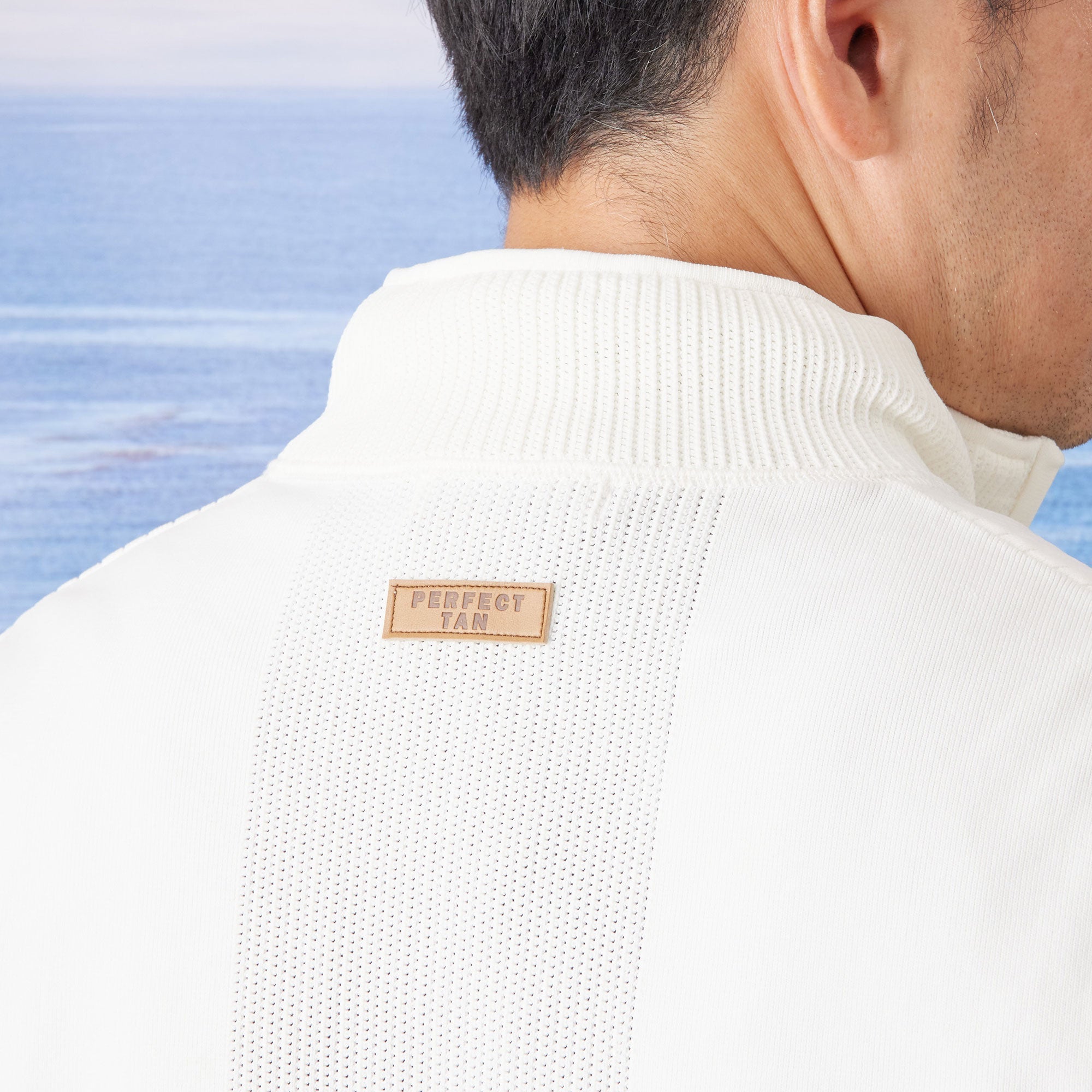 PERFECT TAN｜《SALE》テックジップアップ ニットベスト〈MENS〉