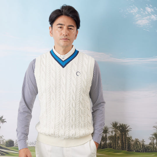 PERFECT TAN｜《SALE》チルデンニットベスト〈MENS〉