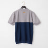PERFECT TAN｜《SALE》バイカラーニットモックネックプルオーバー〈MENS〉