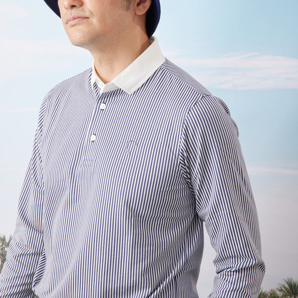 PERFECT TAN｜《SALE》ストライプクレリックシャツ〈MENS〉