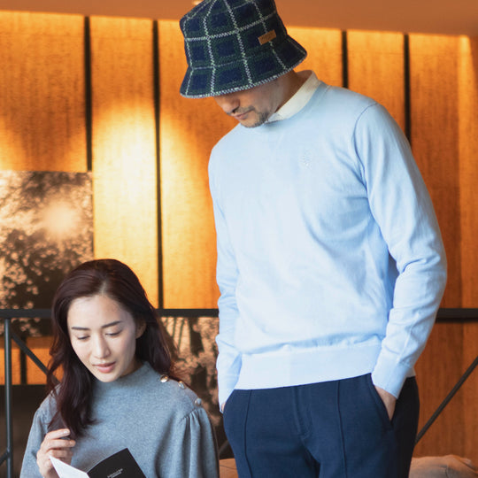 PERFECT TAN｜《SALE》コットンカシミヤプルオーバー〈MENS〉