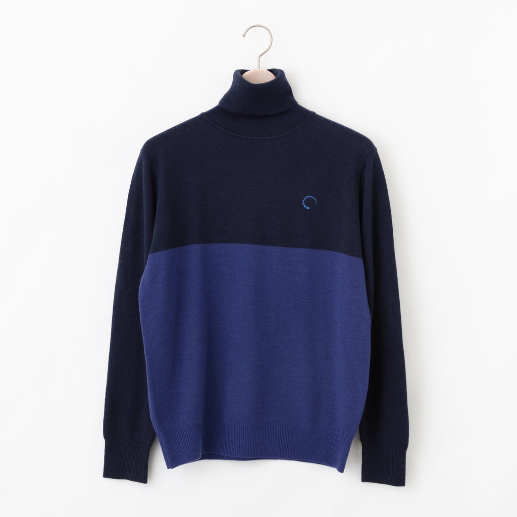PERFECT TAN｜《SALE》バイカラータートルプルオーバー〈MENS〉