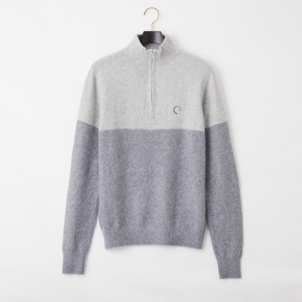 PERFECT TAN｜《SALE》カシミヤハーフジッププルオーバー〈MENS〉