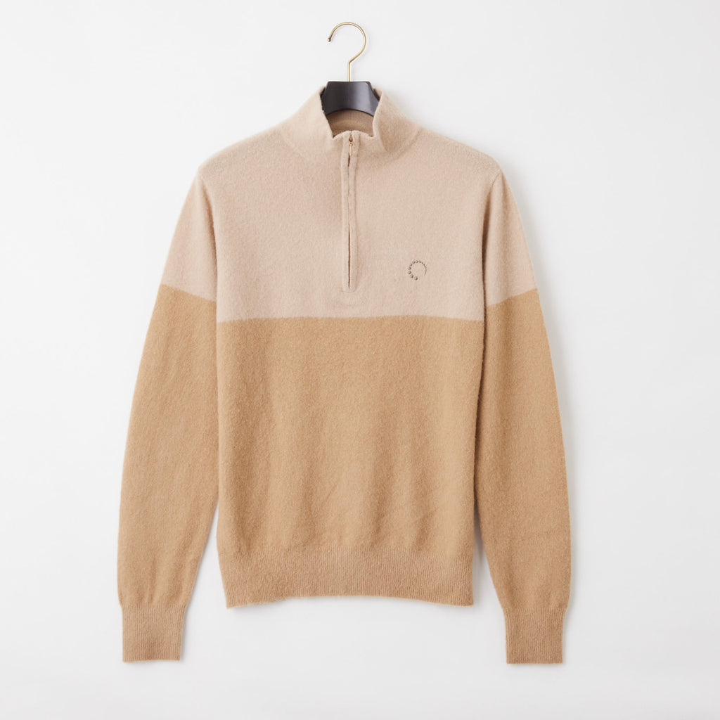 PERFECT TAN｜《SALE》カシミヤハーフジッププルオーバー〈MENS〉