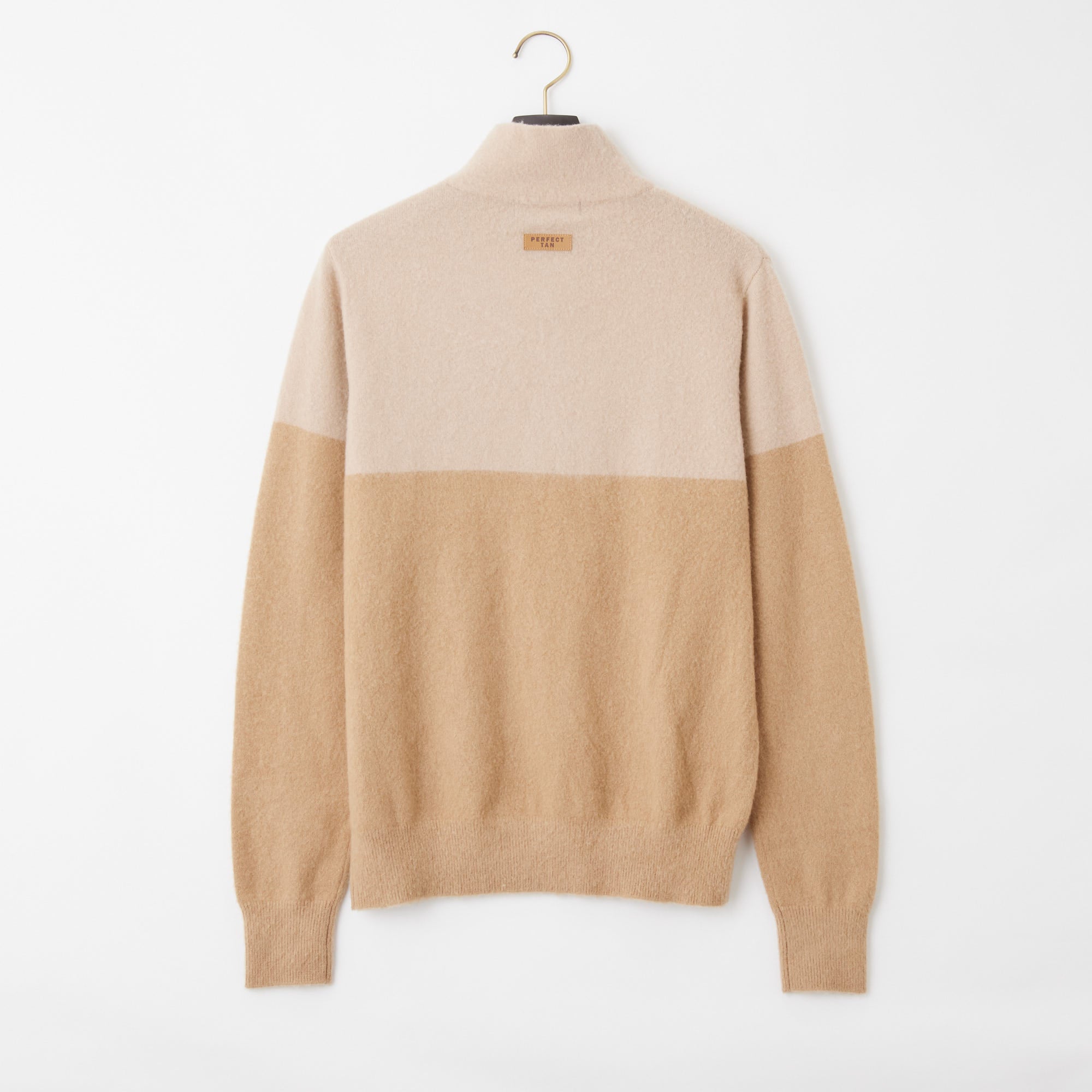 PERFECT TAN｜《SALE》カシミヤハーフジッププルオーバー〈MENS〉