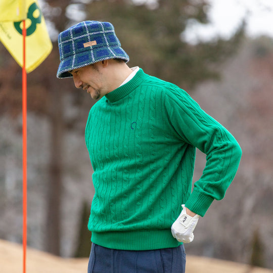 PERFECT TAN｜《SALE》ケーブル編みプルオーバー〈MENS〉