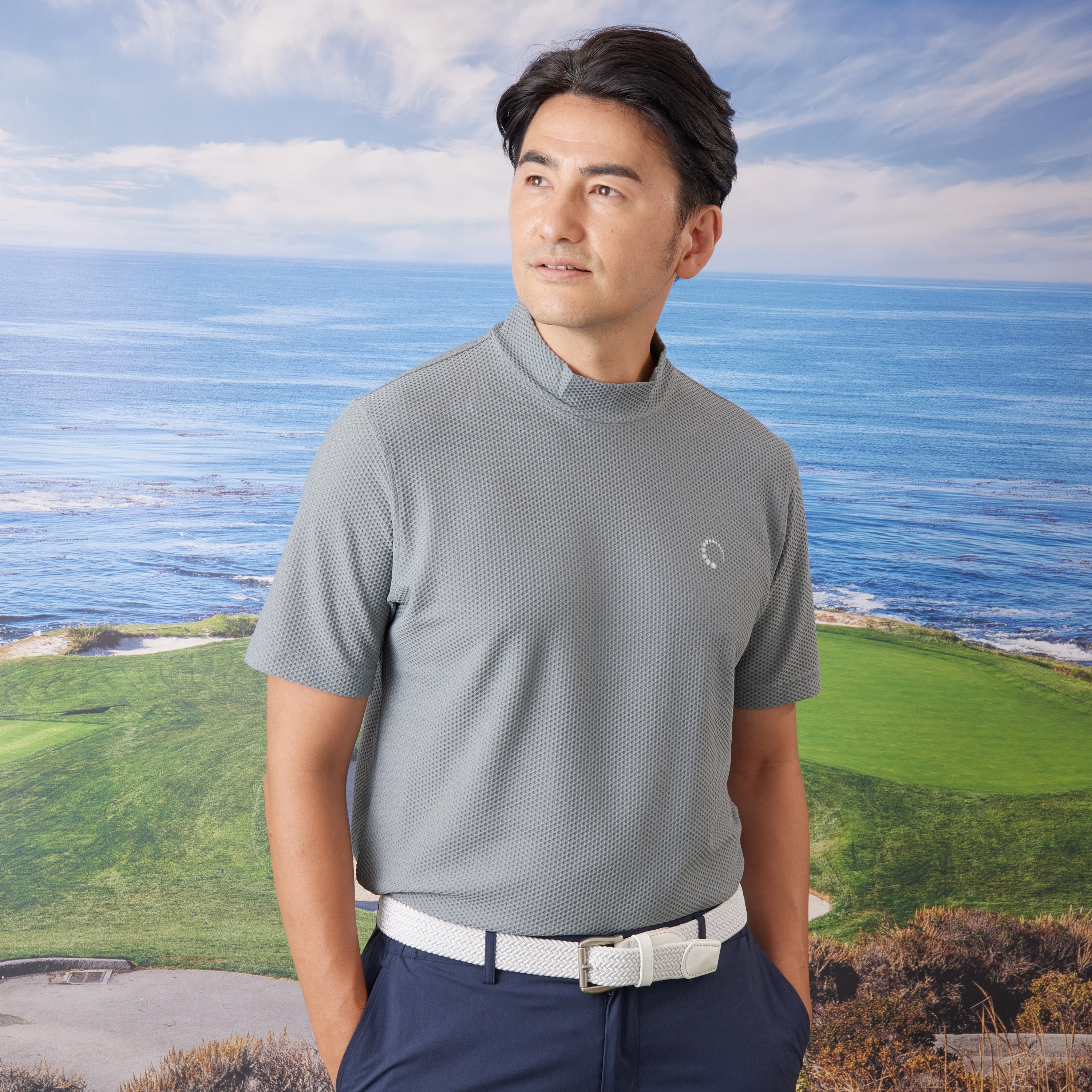 PERFECT TAN｜《SALE》モックネックプルオーバー〈MENS〉