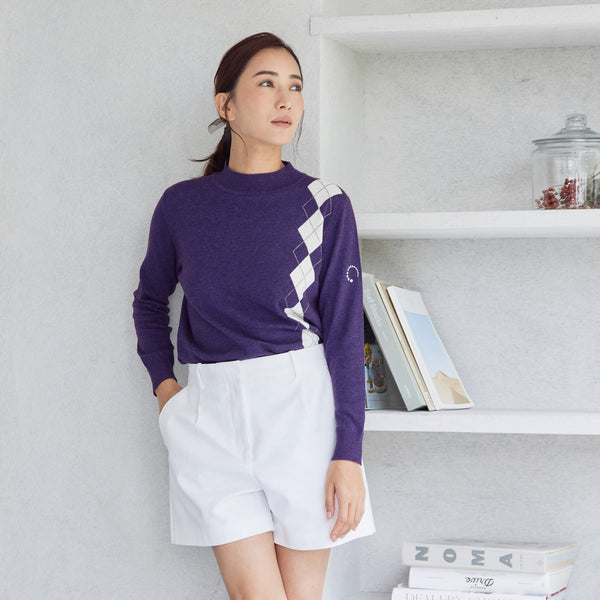 PERFECT TAN｜《SALE》アーガイルラインプルオーバー〈WOMENS〉