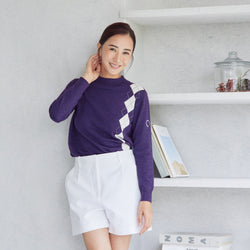 PERFECT TAN｜《SALE》アーガイルラインプルオーバー〈WOMENS〉