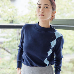 PERFECT TAN｜《SALE》アーガイルラインプルオーバー〈WOMENS〉