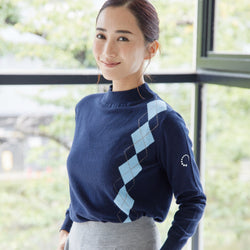 PERFECT TAN｜《SALE》アーガイルラインプルオーバー〈WOMENS〉