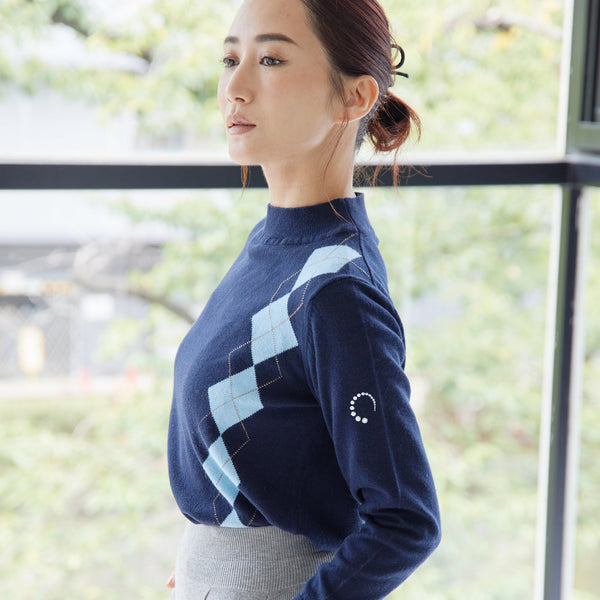 PERFECT TAN｜《SALE》アーガイルラインプルオーバー〈WOMENS〉