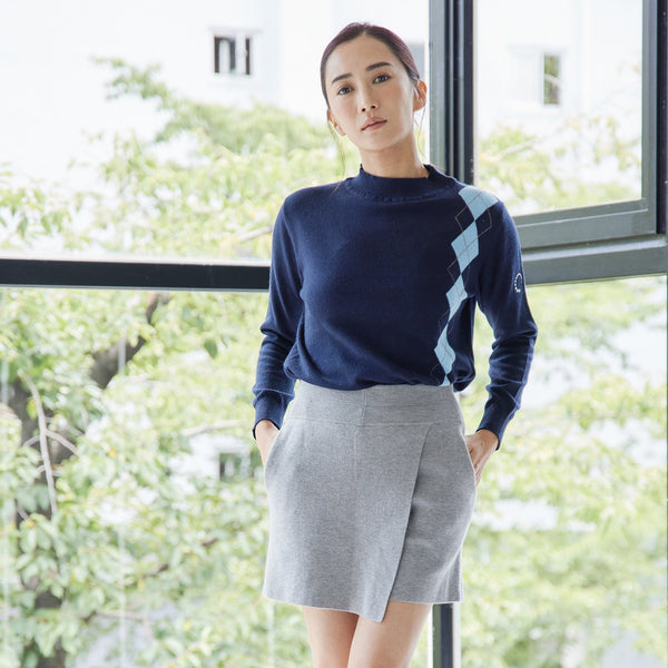 PERFECT TAN｜《SALE》アーガイルラインプルオーバー〈WOMENS〉